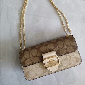 NWT Coach Morgan Crossbody In Colorblock Signature Canvas~ CH167